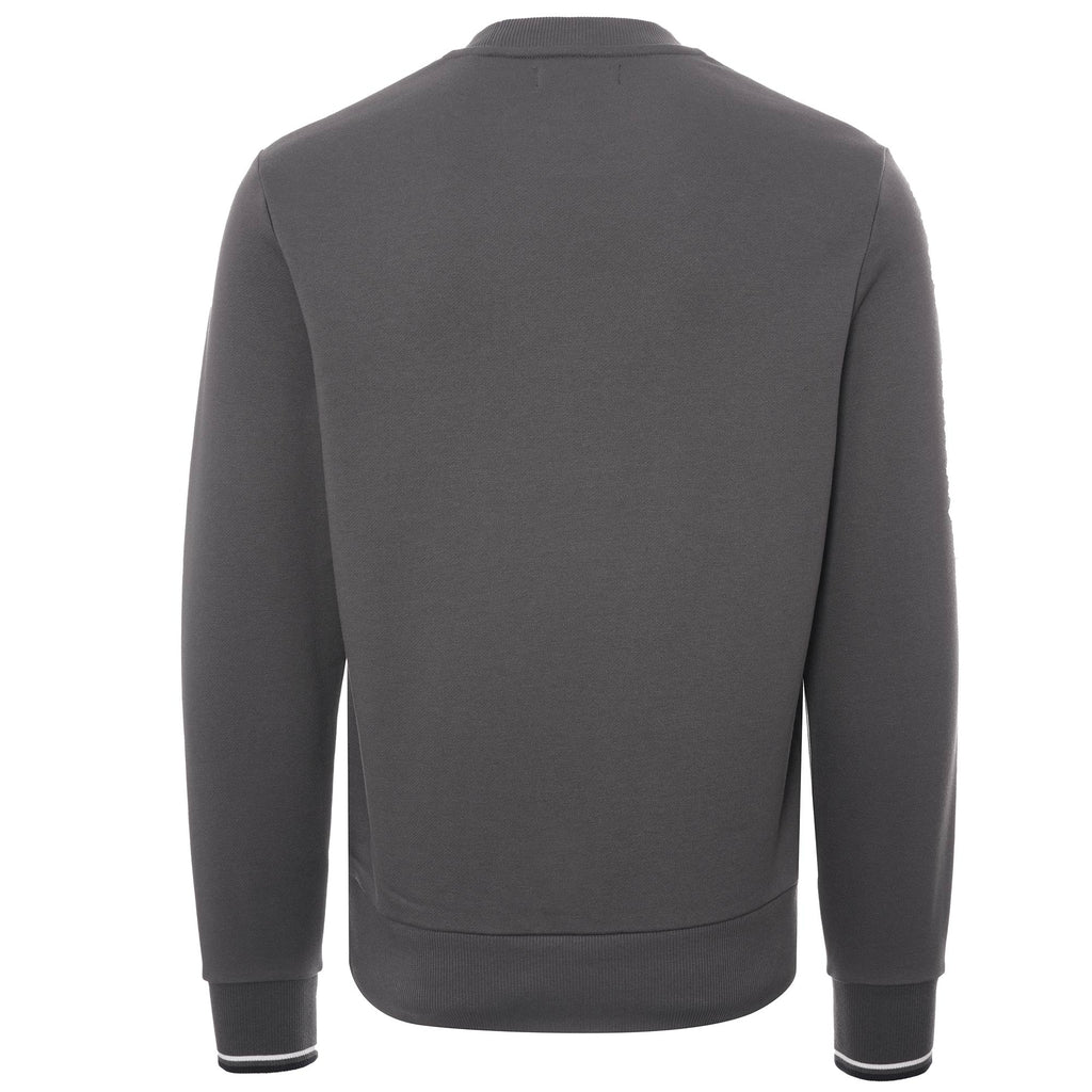 Fred Perry Classic Crew Neck Jumper - Gunmetal Grey