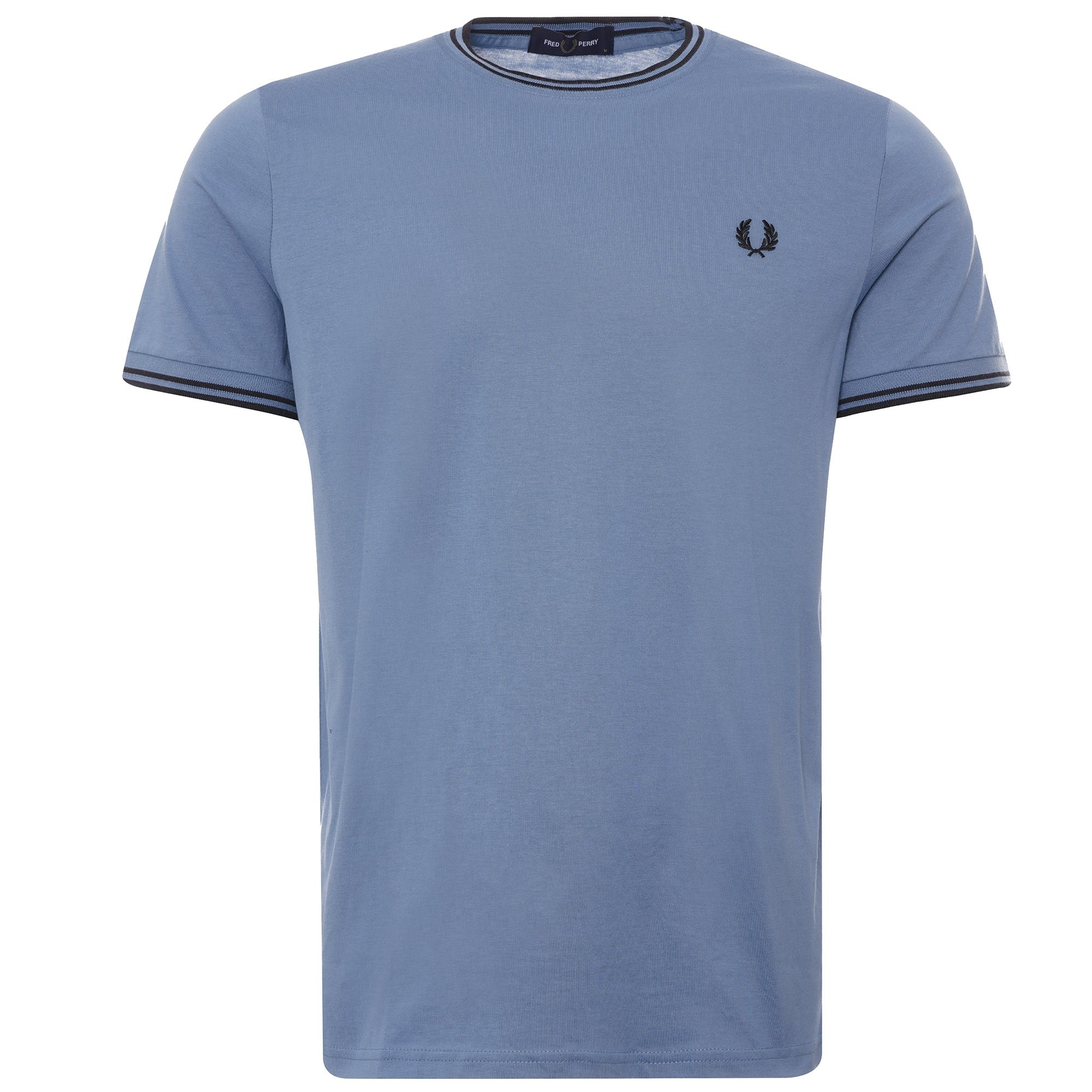 Fred Perry Twin Tipped T-Shirt - Ash Blue
