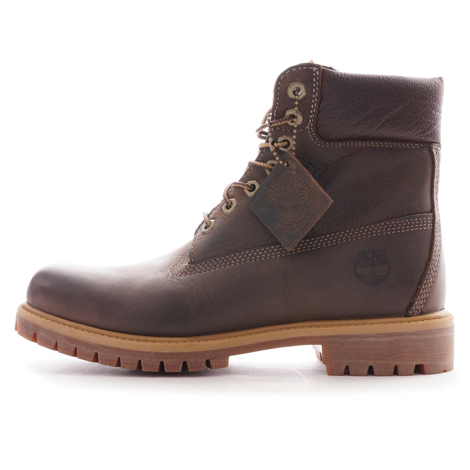 Premium 6 Inch Waterproof Boot - Mid Brown
