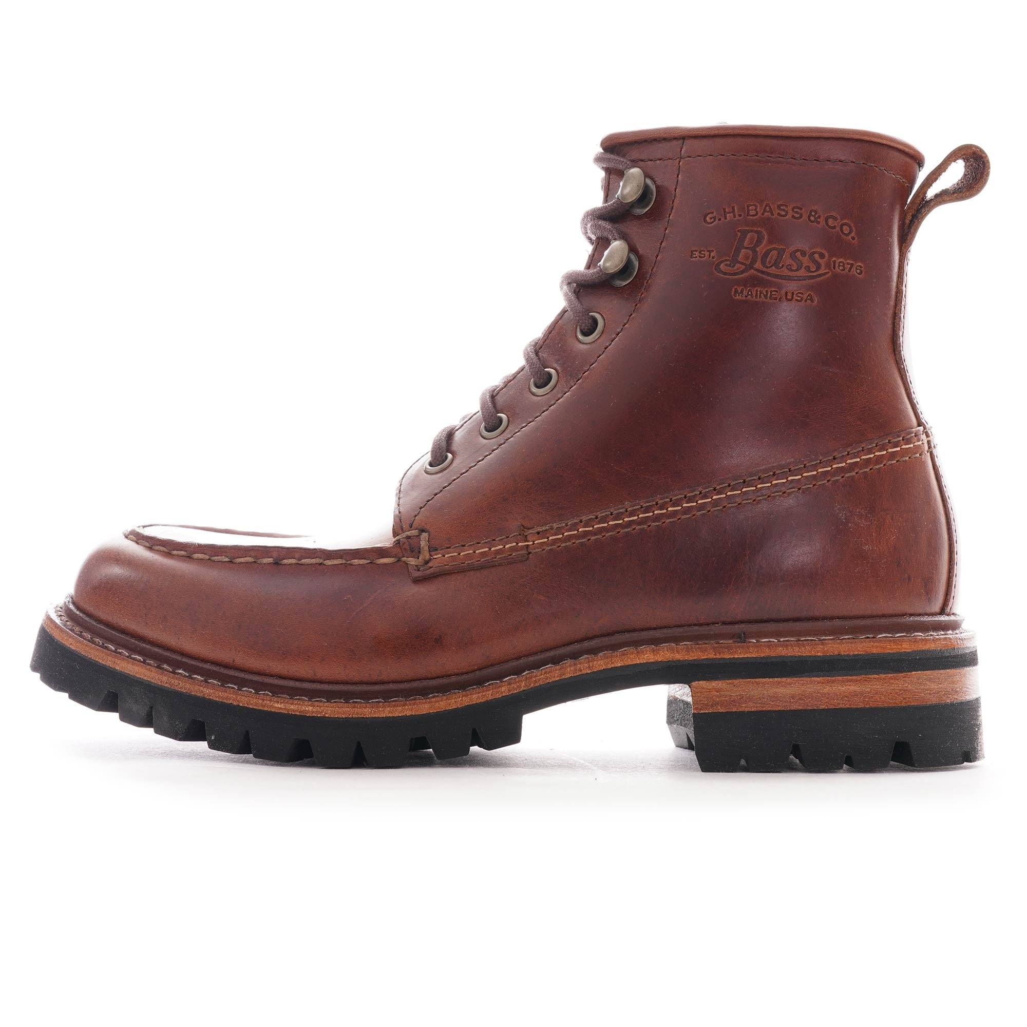 G.H. Bass Weejun Scout Mid Lace Boots - Dark Brown