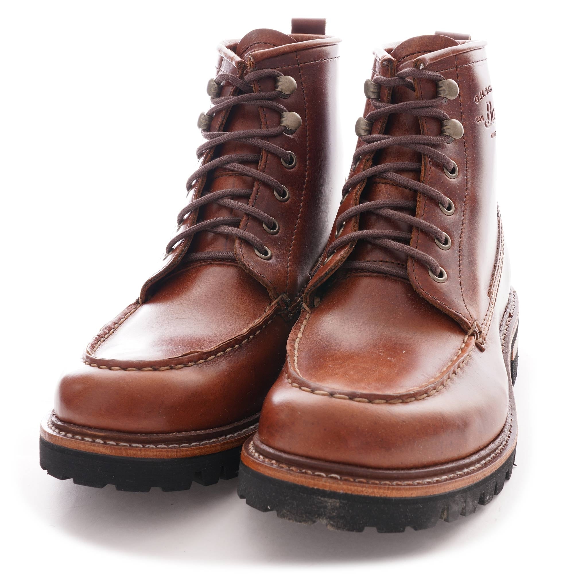 G.H. Bass Weejun Scout Mid Lace Boots - Dark Brown