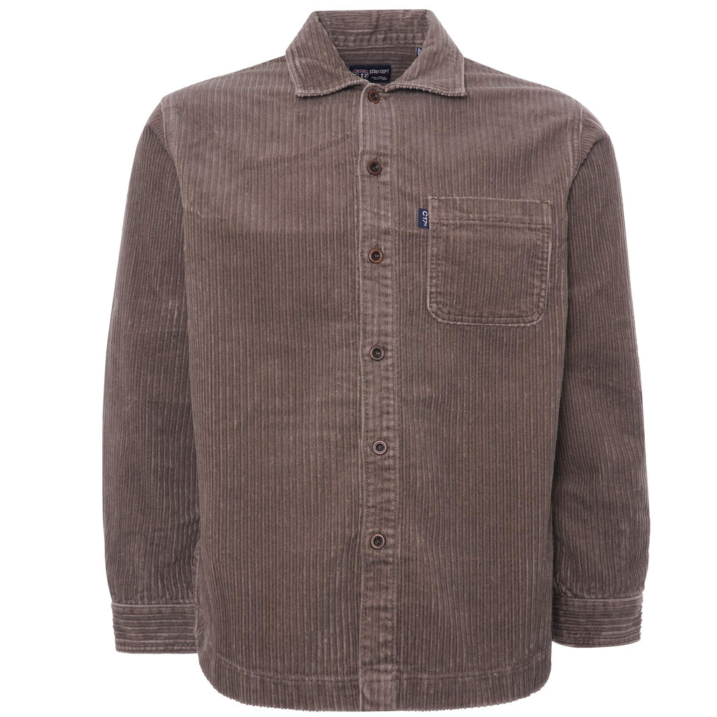 C17 Jeans Corduroy Shirt - Light Grey