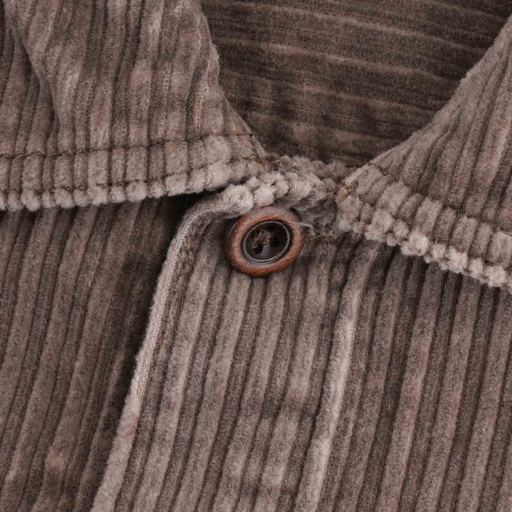C17 Jeans Corduroy Shirt - Light Grey