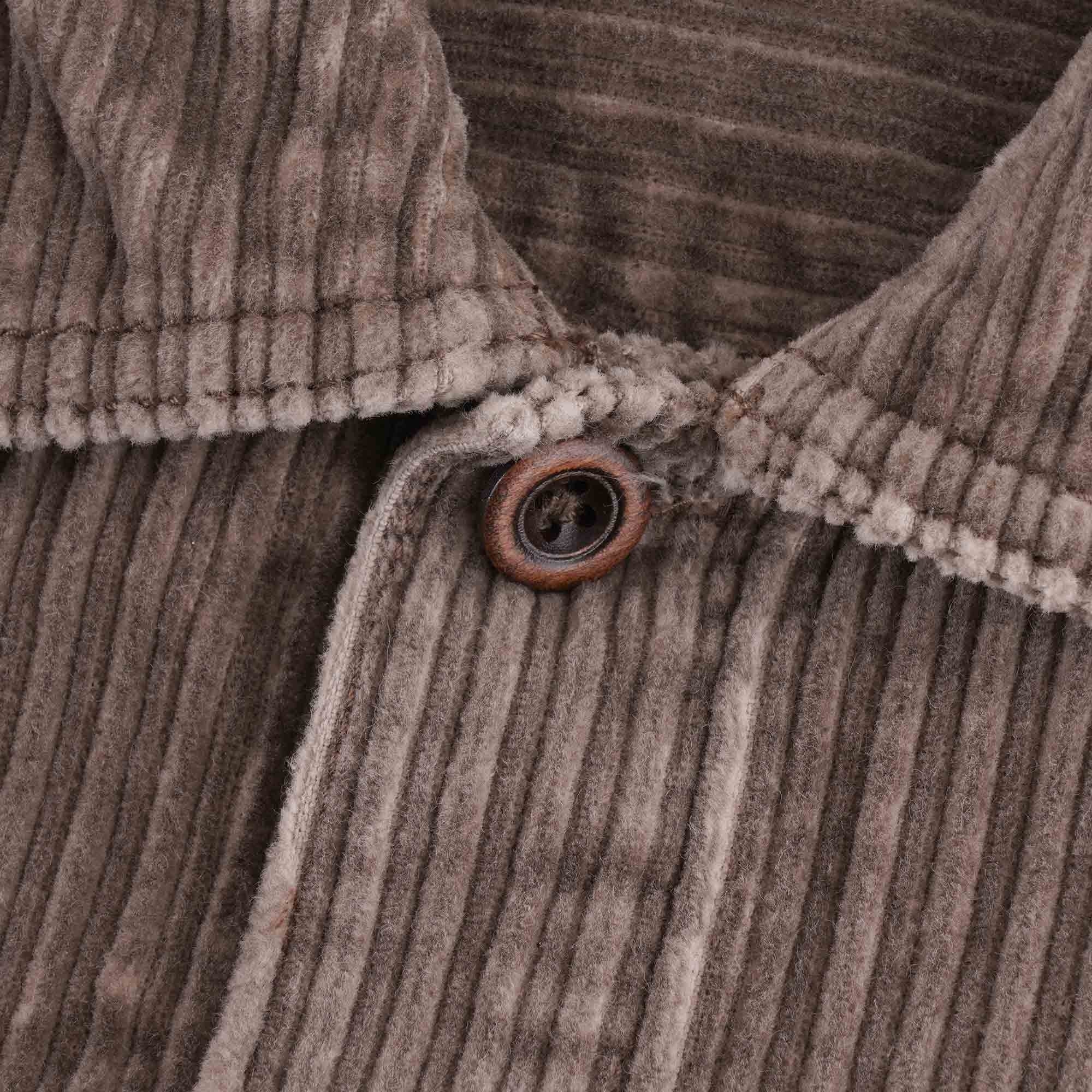 C17 Jeans Corduroy Shirt - Light Grey