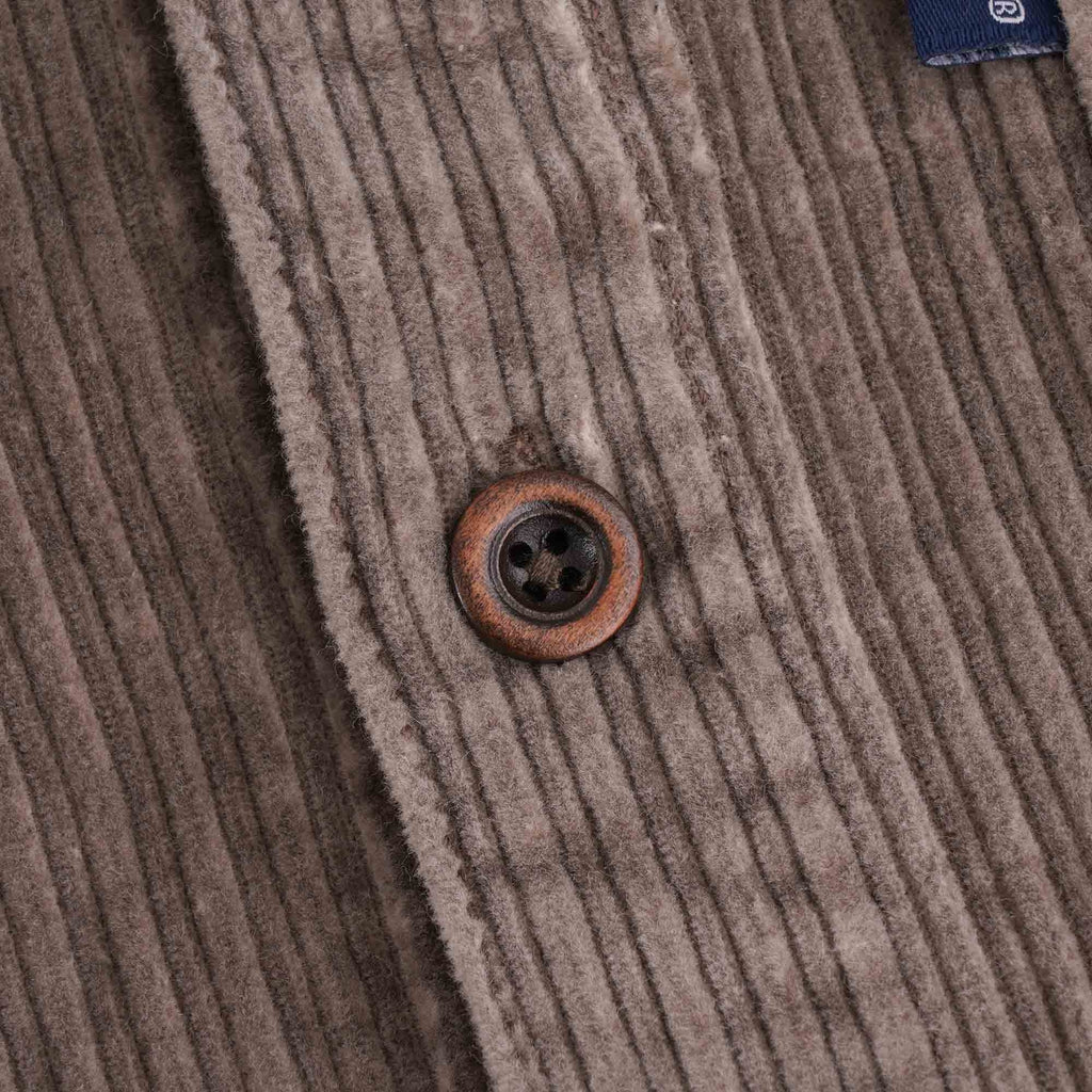 C17 Jeans Corduroy Shirt - Light Grey