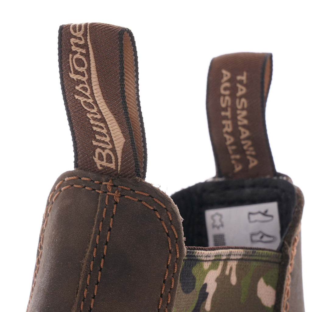 1612 Leather Chelsea Boots - Brown/Camo