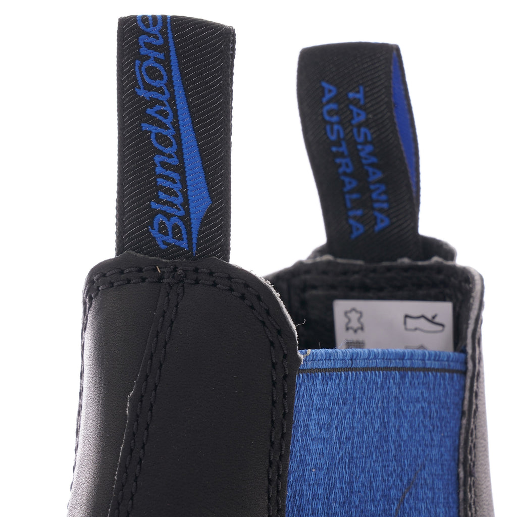 Blundstone 515 Leather Chelsea Boots - Black/Blue
