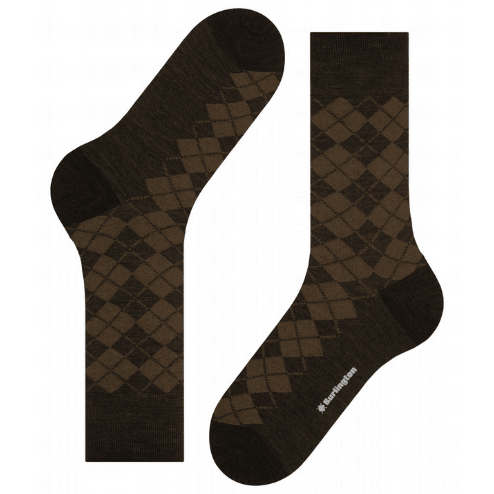 Burlington Socks Leyton Socks - Dark Brown