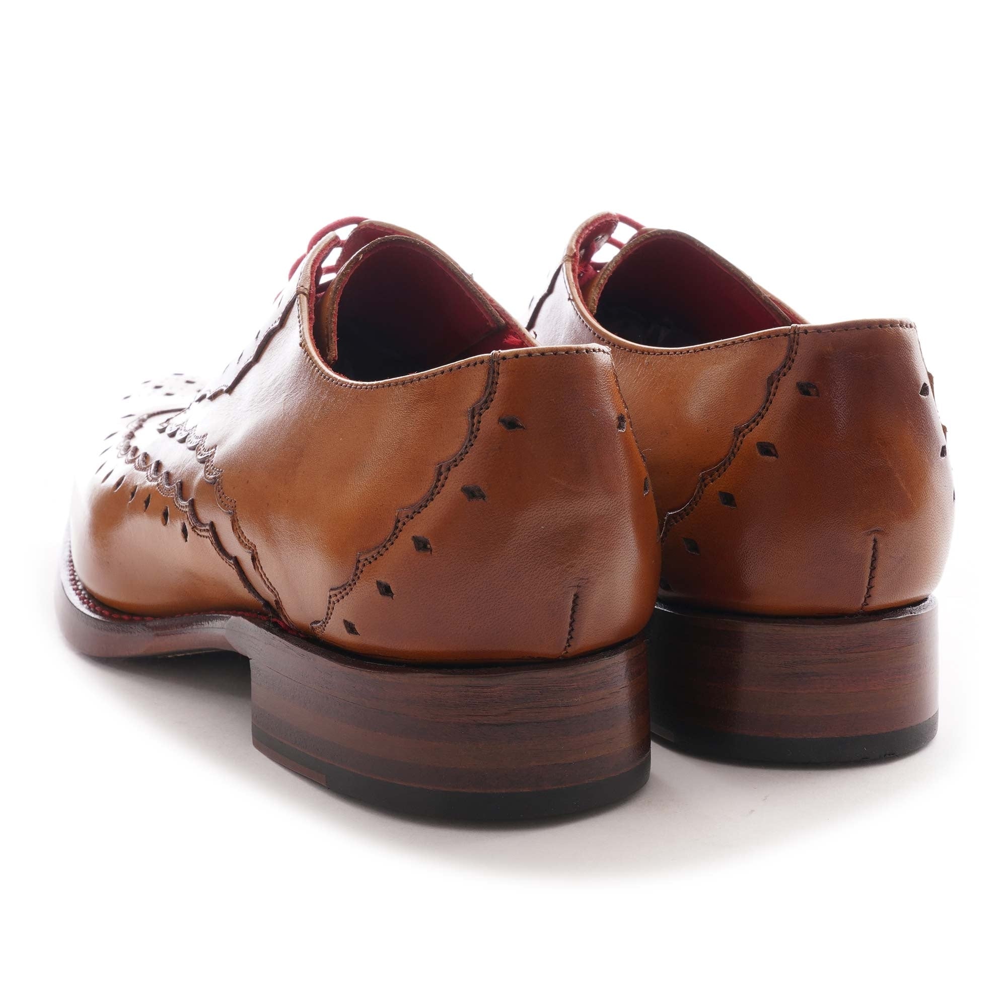 Jeffery West Dexter Serrated Shoes - Honey