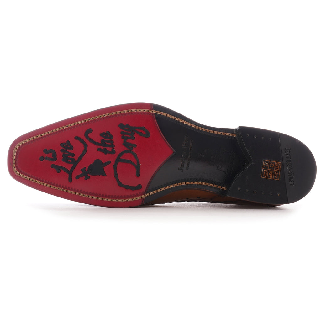 Jeffery West Dexter Serrated Shoes - Honey