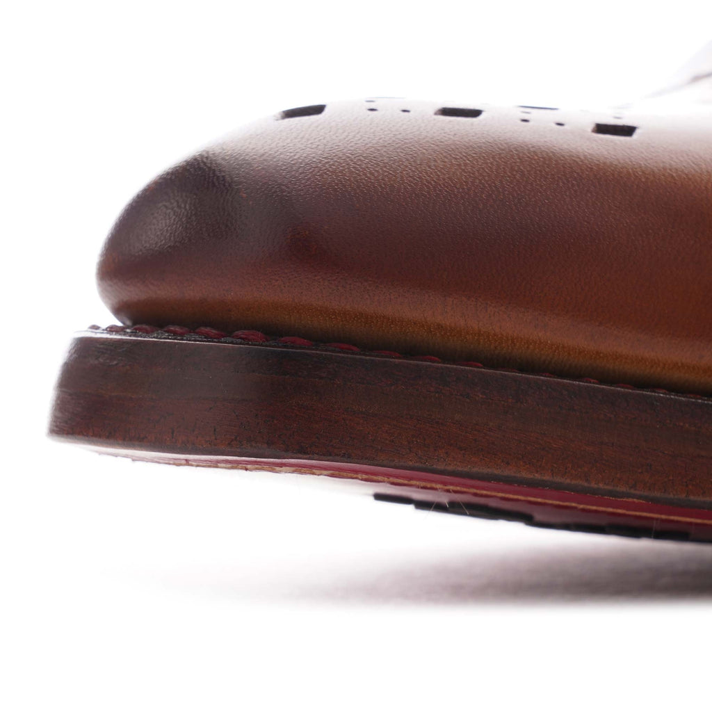 Jeffery West Dexter Serrated Shoes - Honey