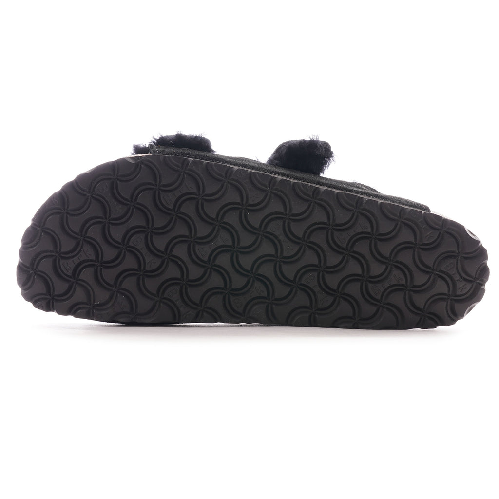 Birkenstock Womens Womens Arizona Shearling - Black