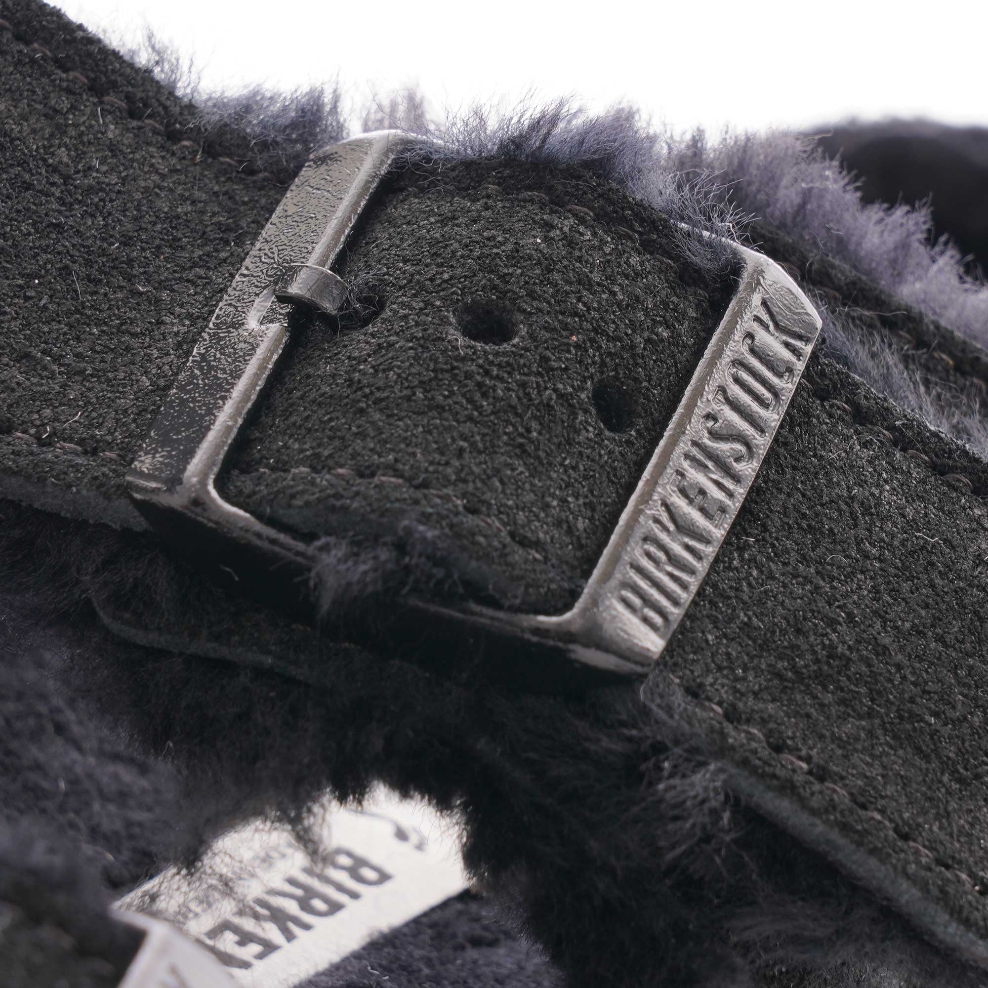 Birkenstock Womens Womens Arizona Shearling - Black