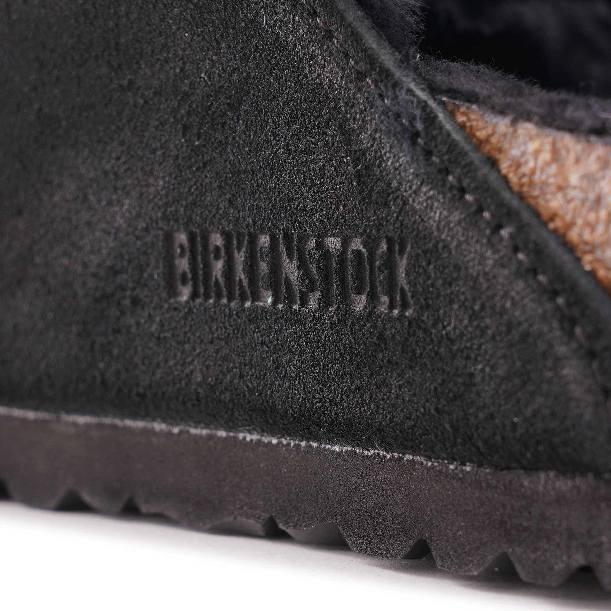Birkenstock Womens Womens Arizona Shearling - Black
