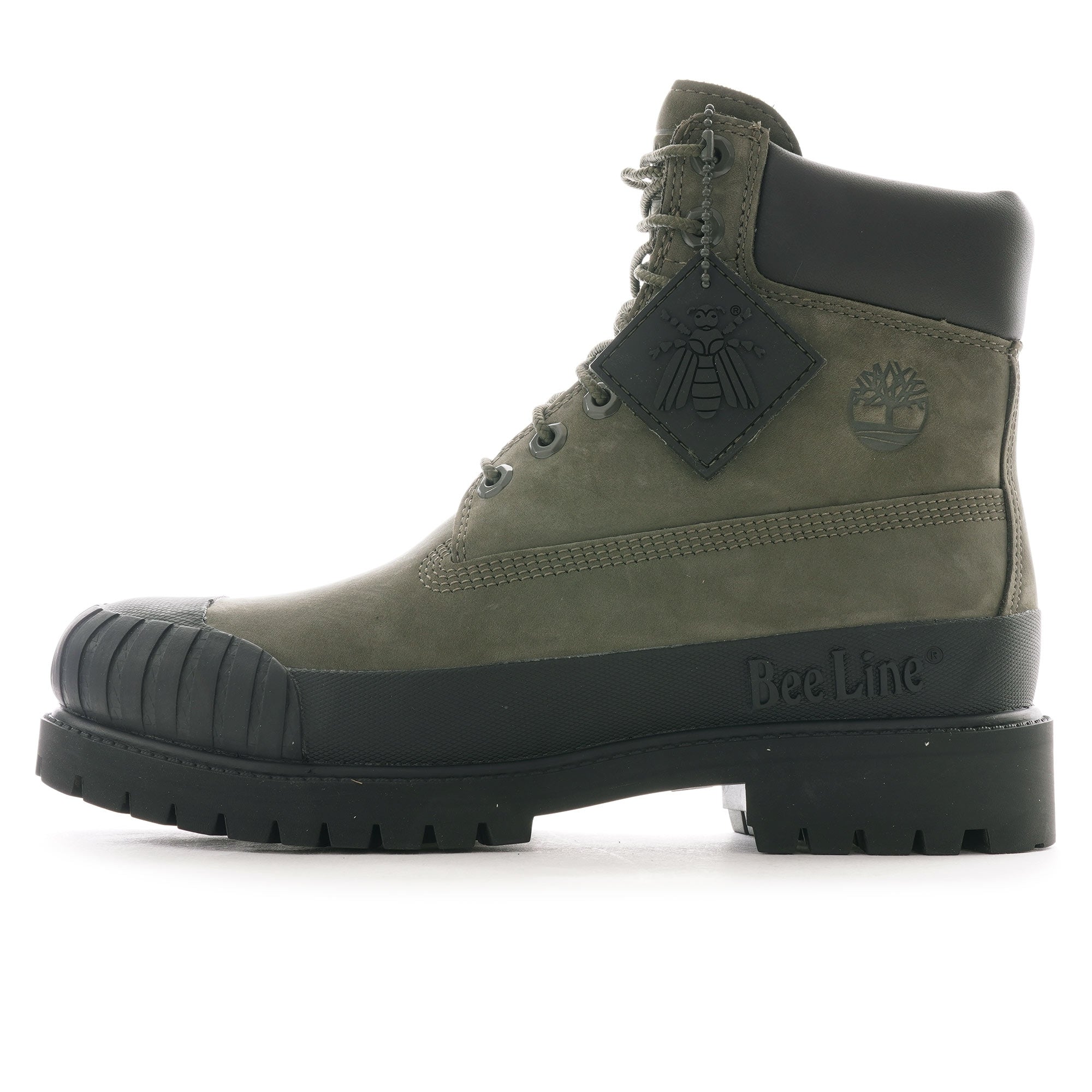 x Beeline Premium 6 Inch Waterproof Boot - Green/Black