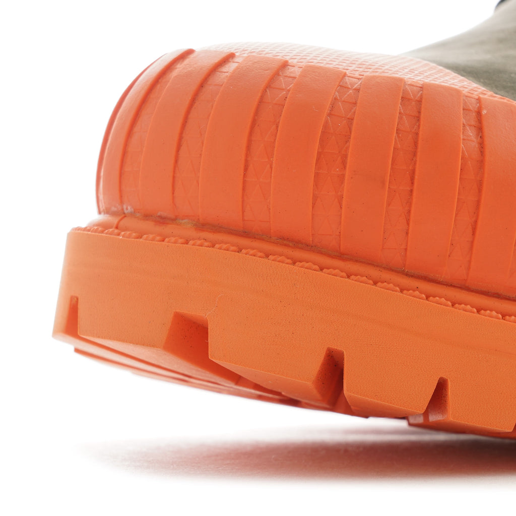 x Beeline Premium 6 Inch Waterproof Boot - Green/Orange