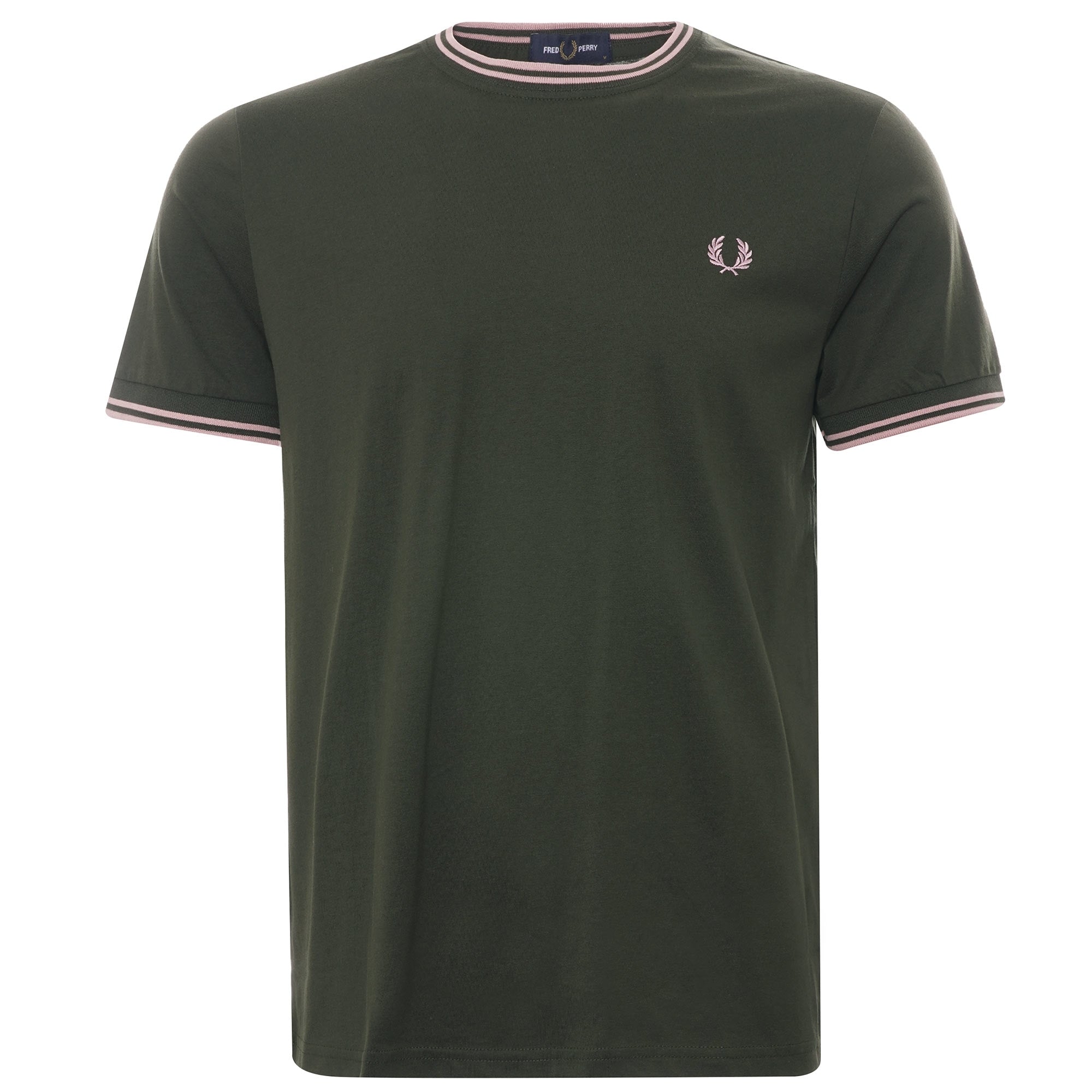 Fred Perry Twin Tipped T-Shirt - Hunting Green