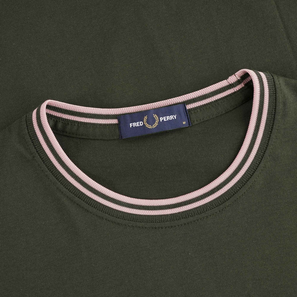 Fred Perry Twin Tipped T-Shirt - Hunting Green