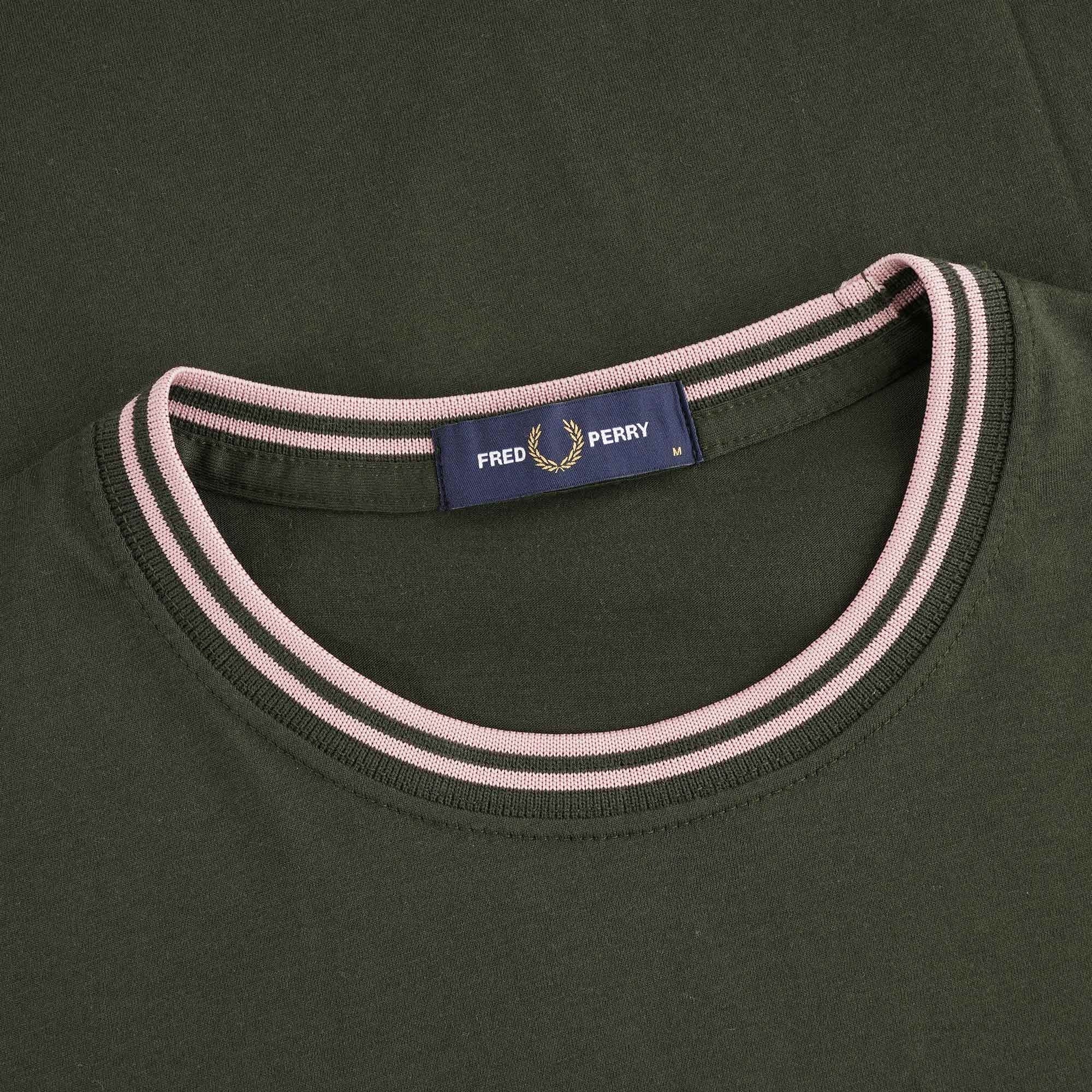 Fred Perry Twin Tipped T-Shirt - Hunting Green