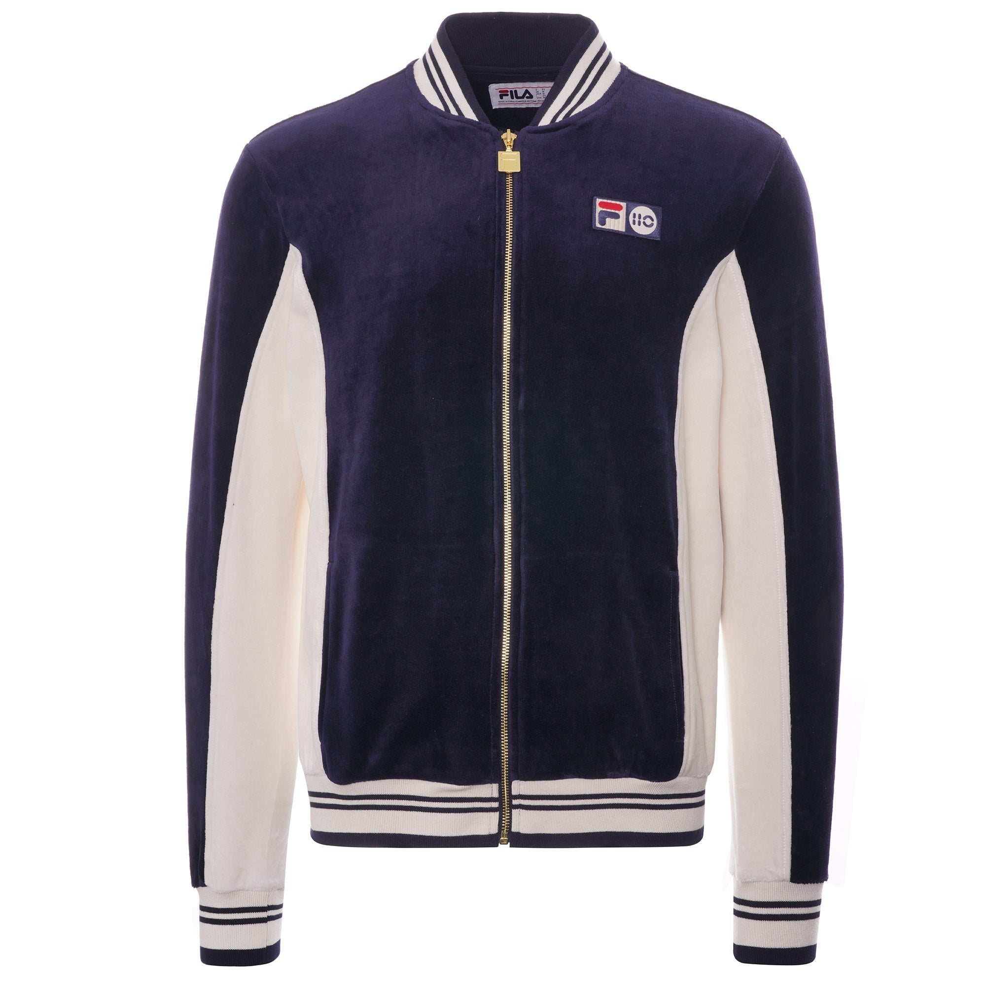 110 Velour Soter Track Top - Peacoat