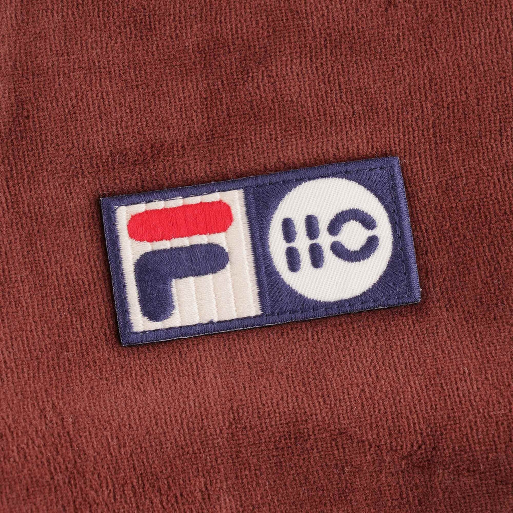 Fila Vintage 110 Velour Soter Track Top - Rum Raisin