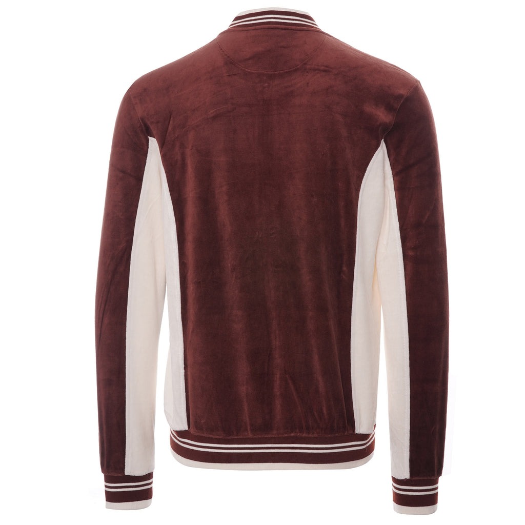 Fila Vintage 110 Velour Soter Track Top - Rum Raisin