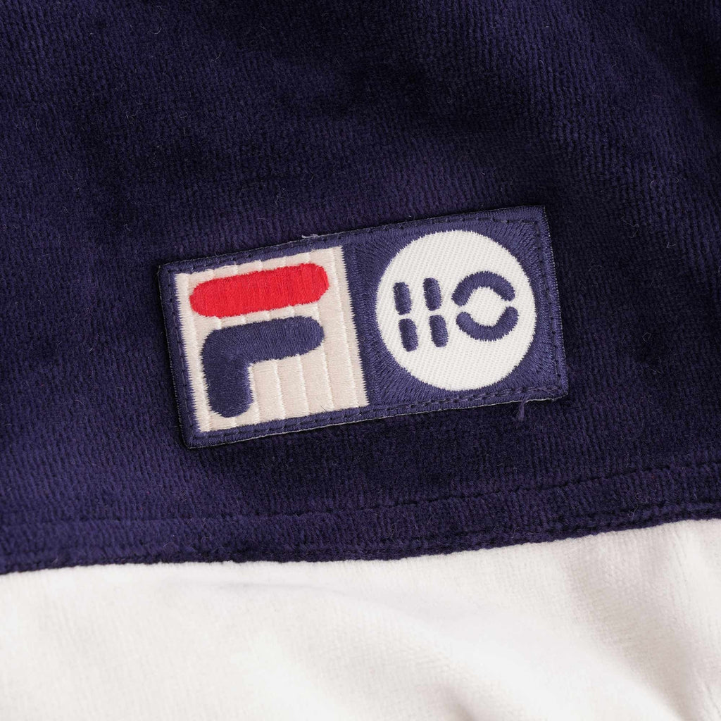 Fila Vintage 110 Velour Talos Track Top - Peacoat