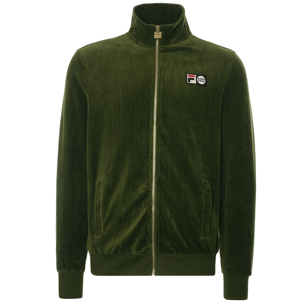 Fila Vintage 110 Velour Dionysus Track Top - Chive