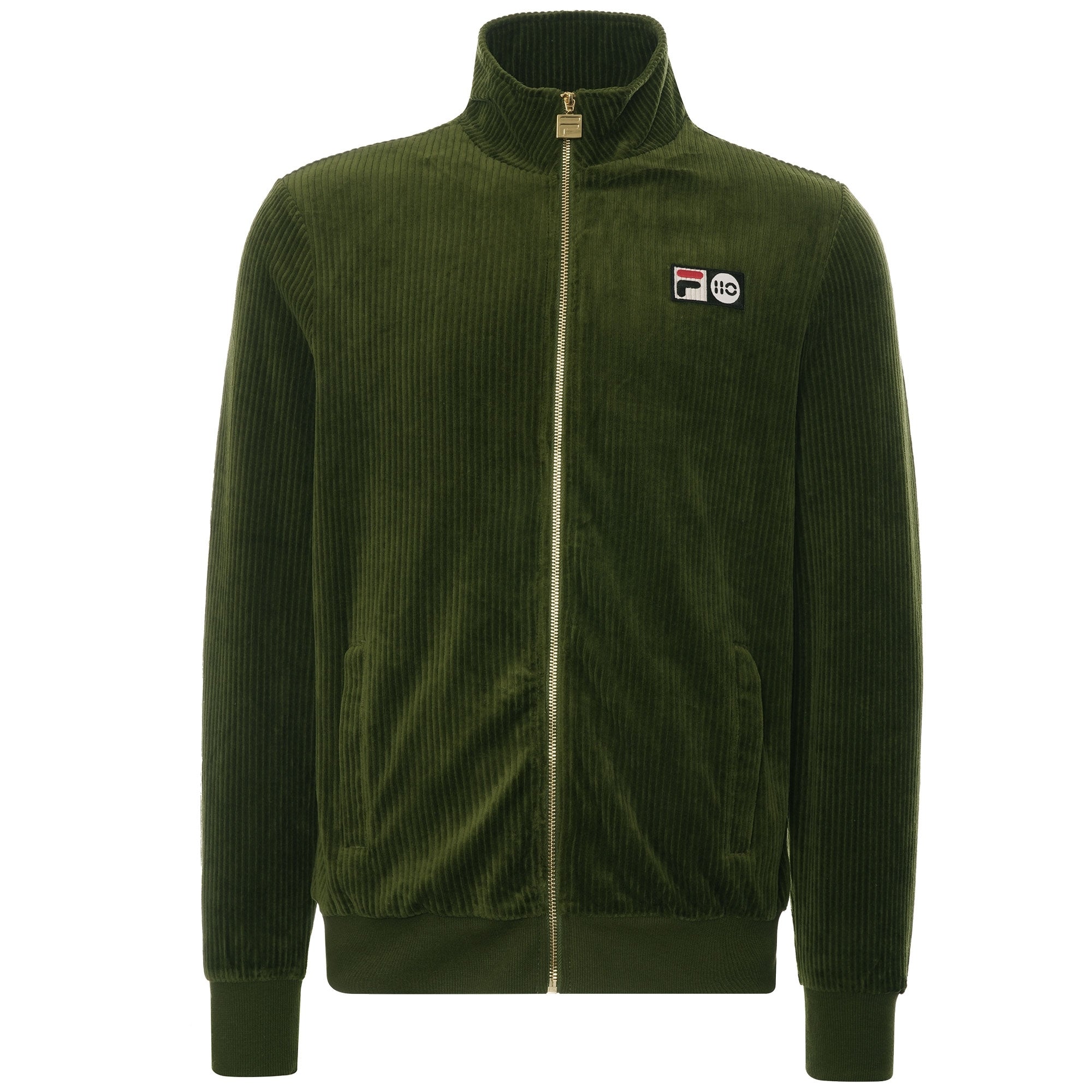 110 Velour Dionysus Track Top - Chive