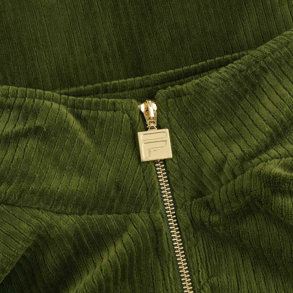 Fila Vintage 110 Velour Dionysus Track Top - Chive