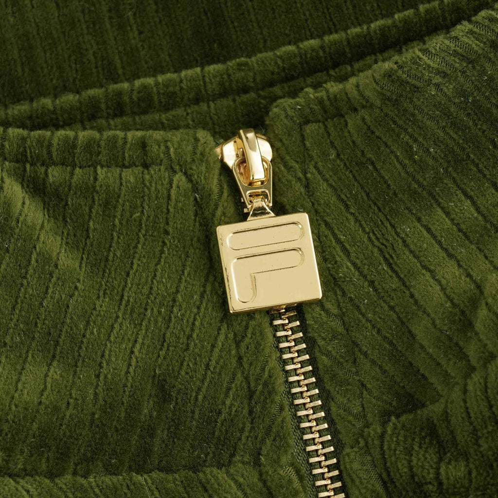 Fila Vintage 110 Velour Dionysus Track Top - Chive