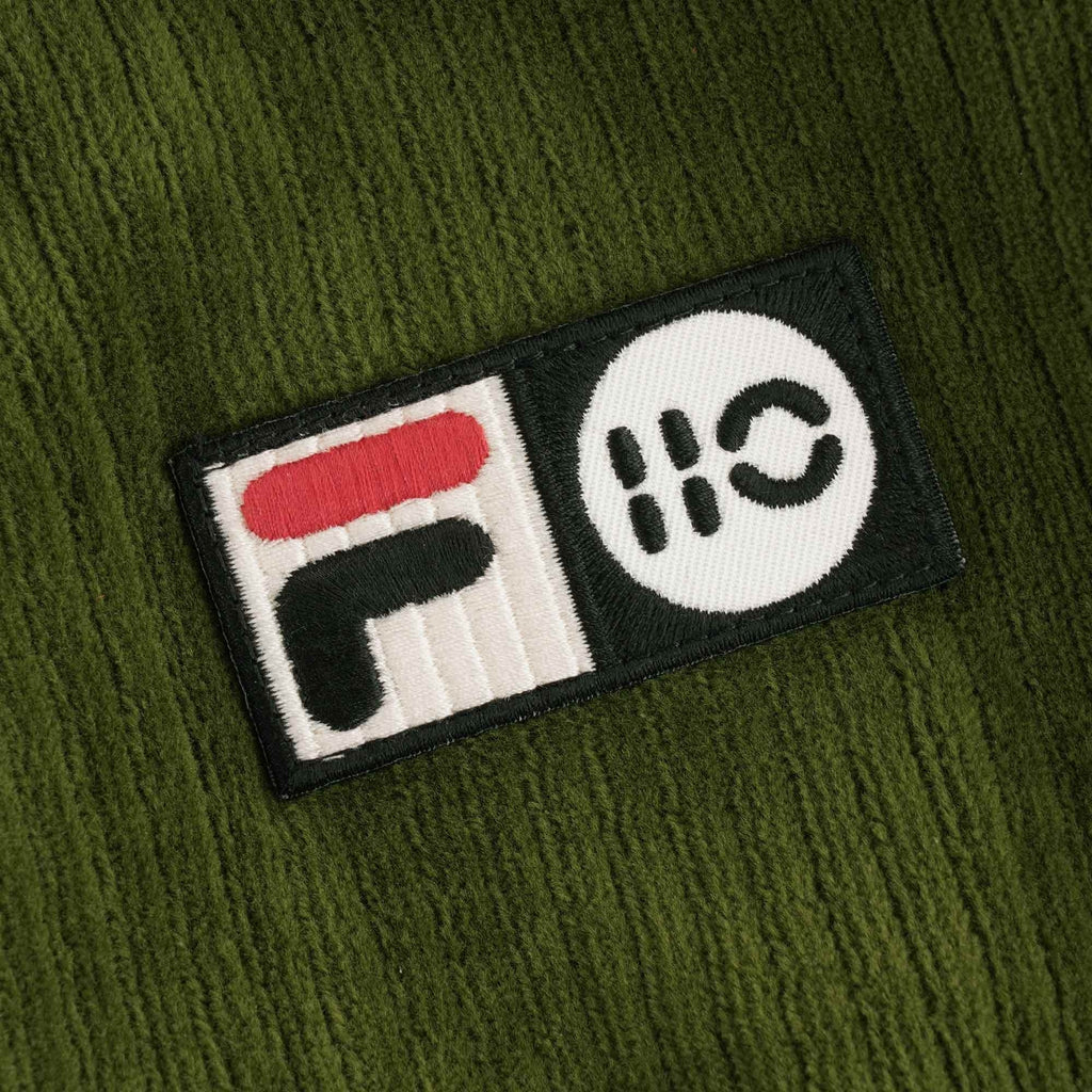 Fila Vintage 110 Velour Dionysus Track Top - Chive