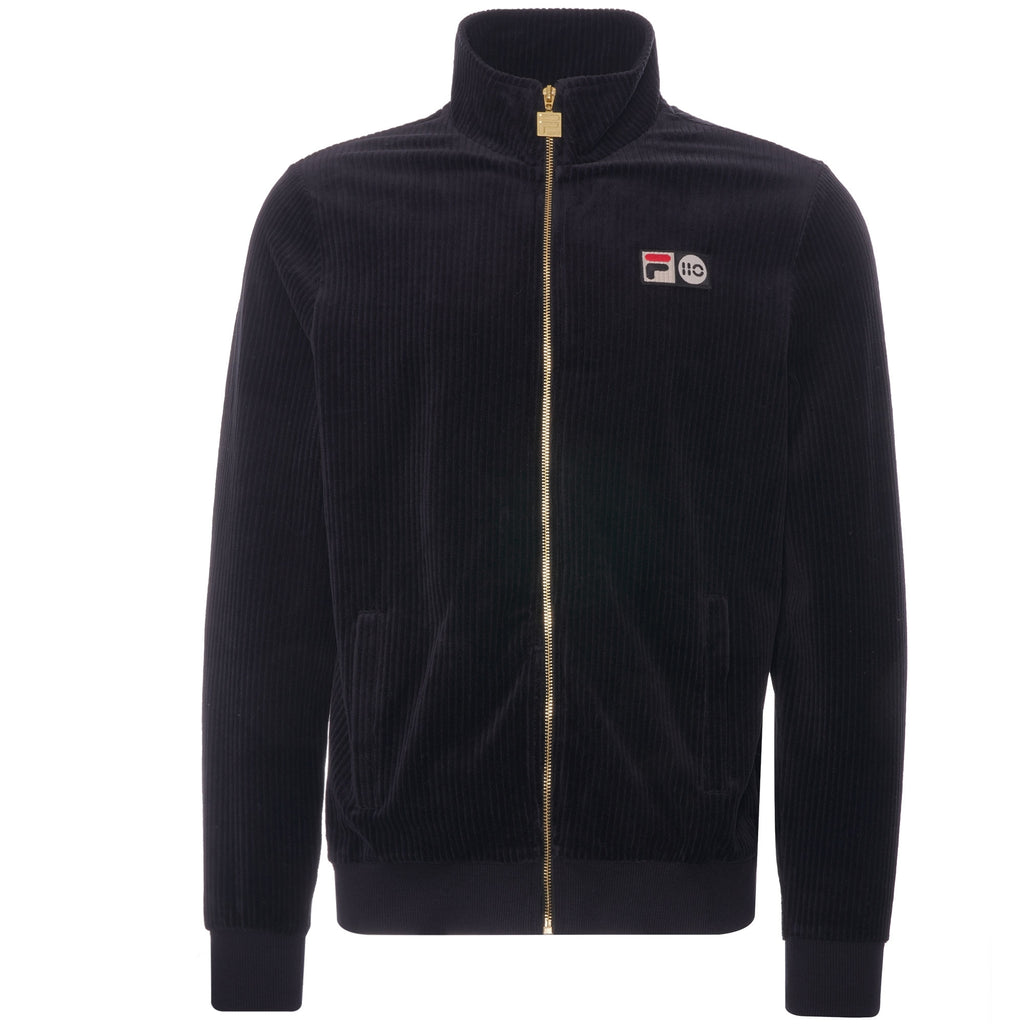 Fila Vintage 110 Velour Dionysus Track Top - Black