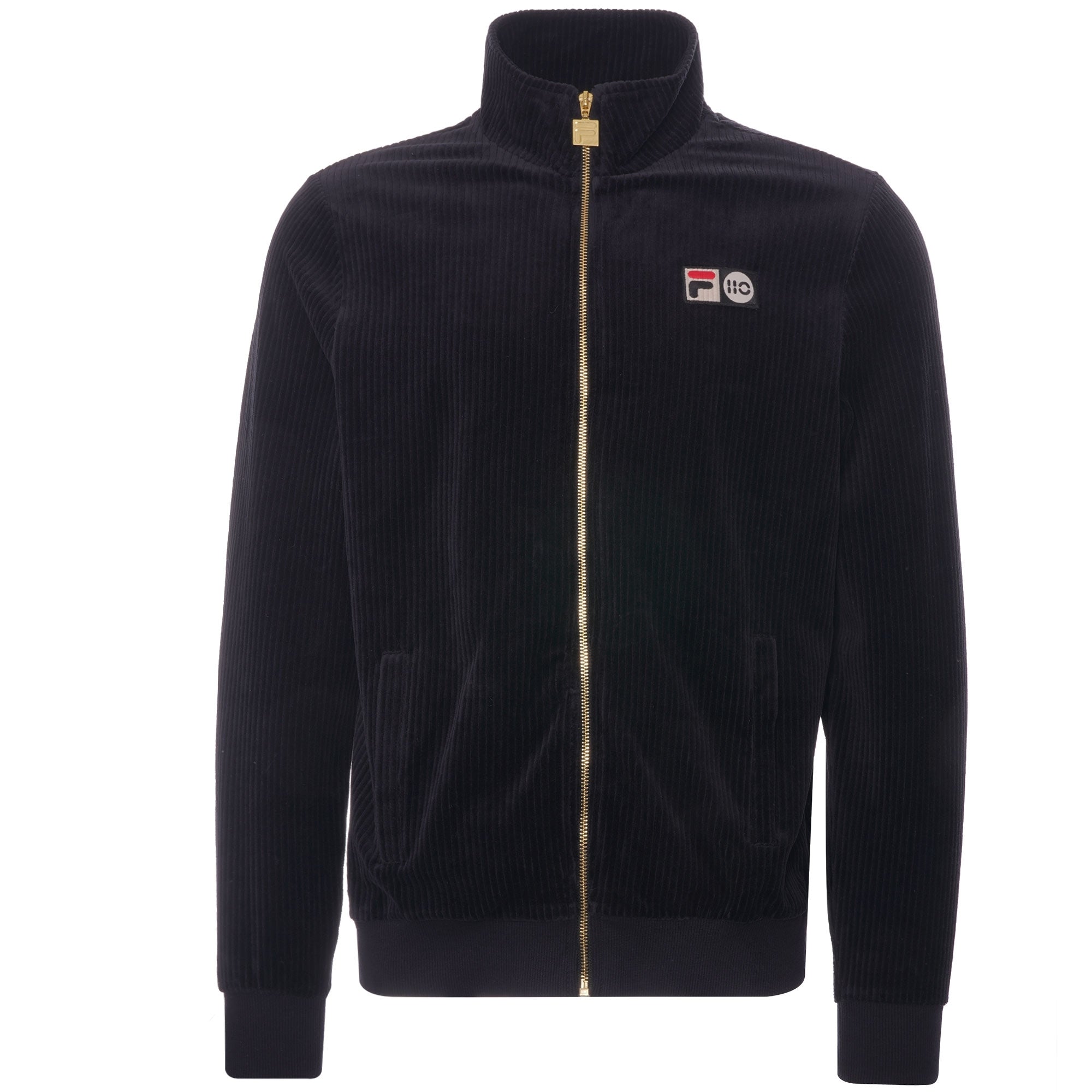 Fila Vintage 110 Velour Dionysus Track Top - Black