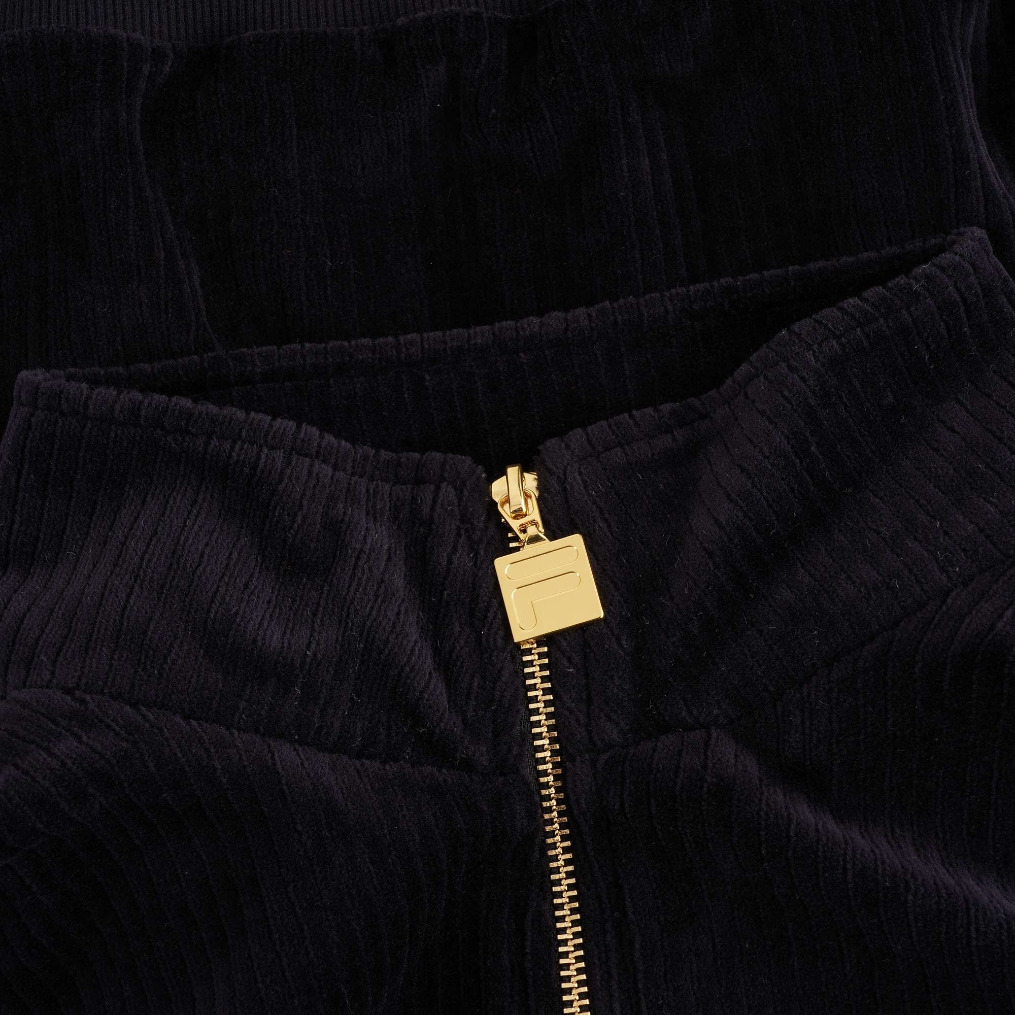 Fila Vintage 110 Velour Dionysus Track Top - Black