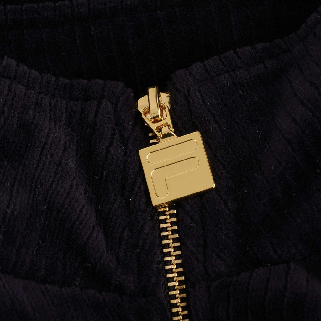 Fila Vintage 110 Velour Dionysus Track Top - Black