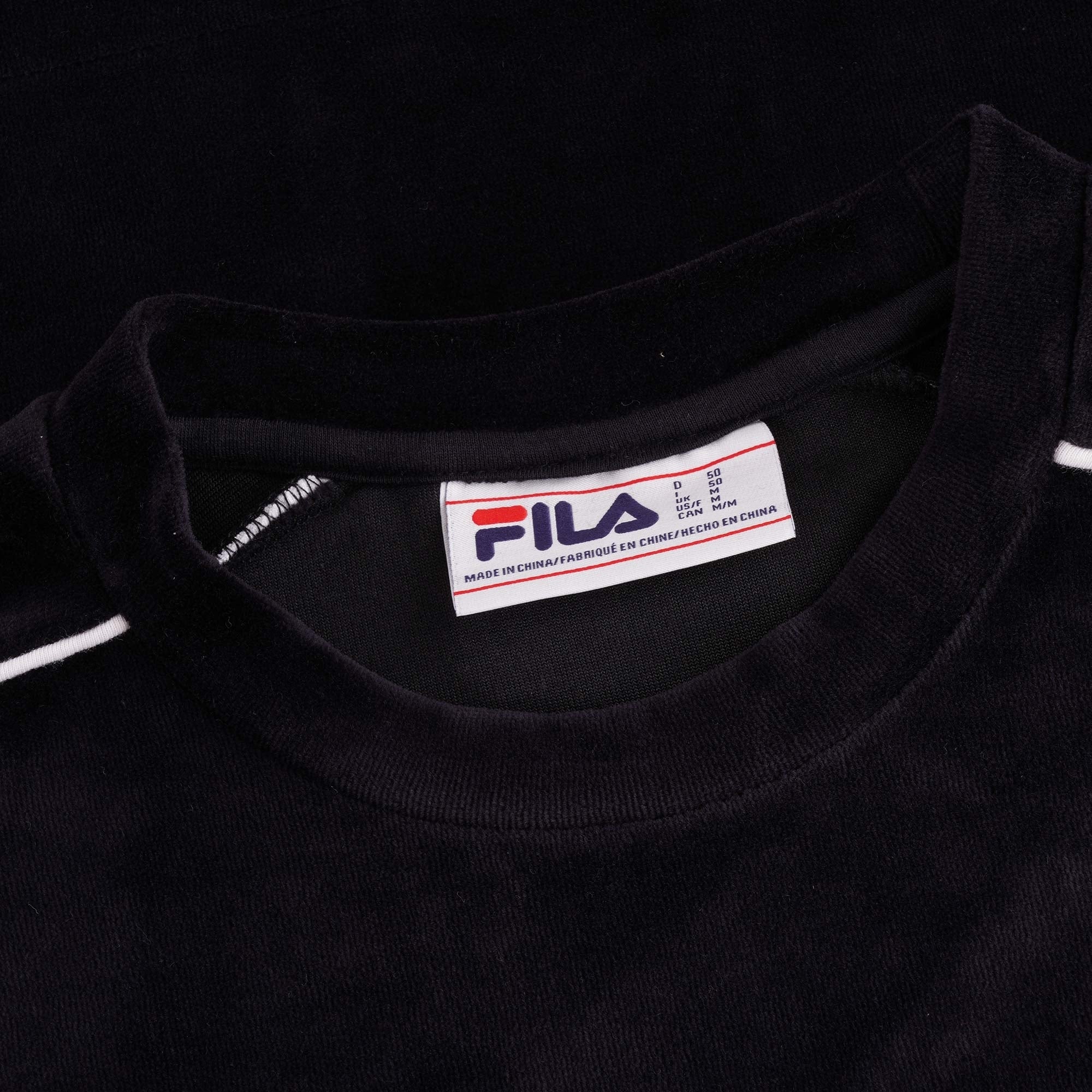 110 Velour Hector T-Shirt - Black