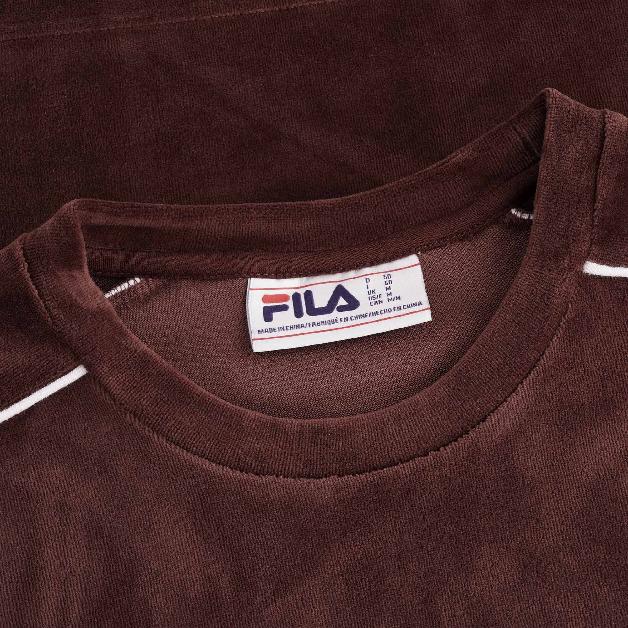 110 Velour Hector T-Shirt - Rum Raisin