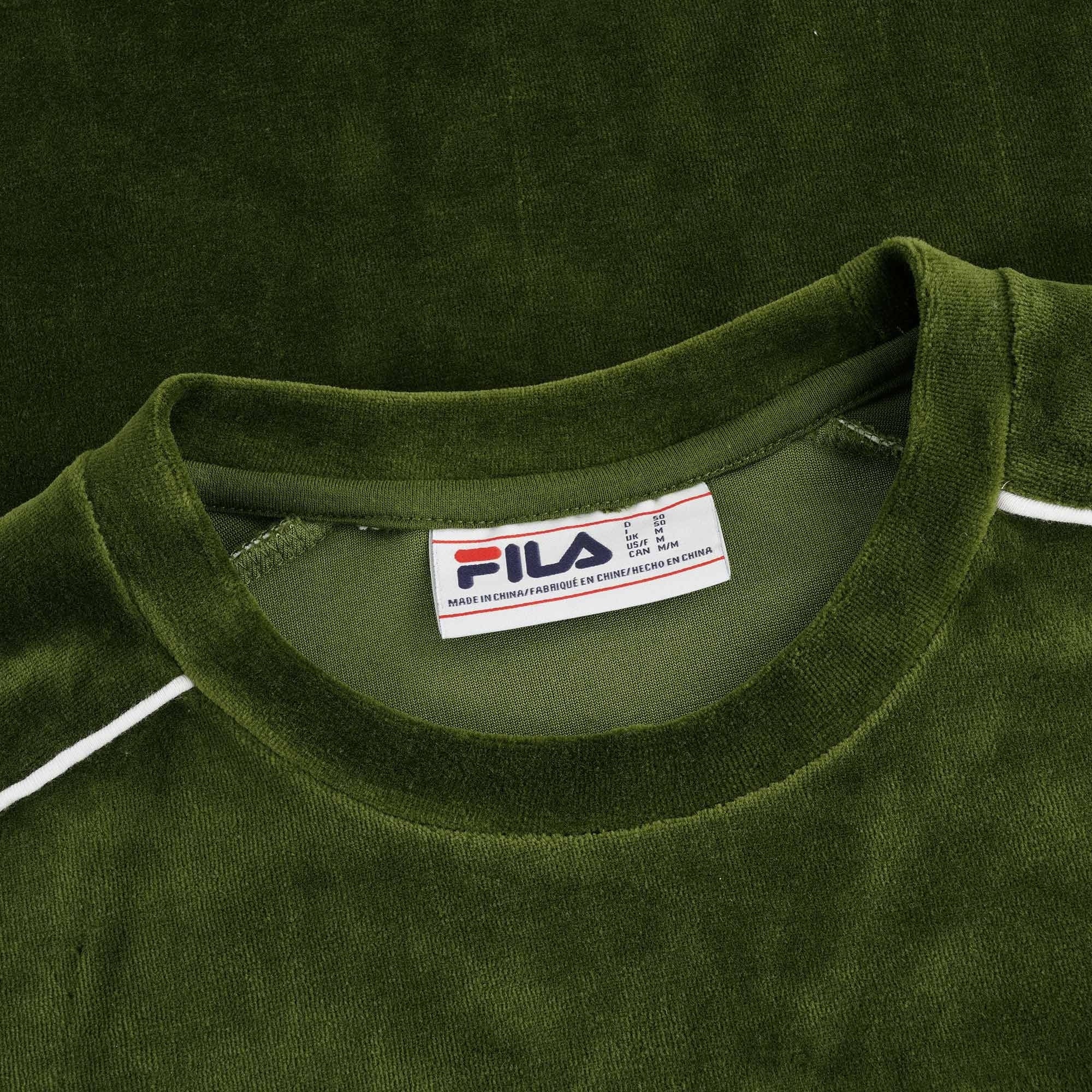 110 Velour Hector T-Shirt - Chive