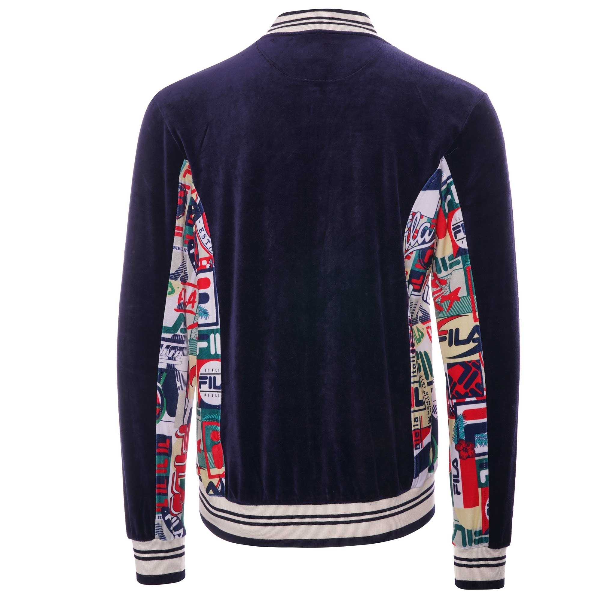 Fila Vintage 110 Velour Spencer Track Top - Peacoat