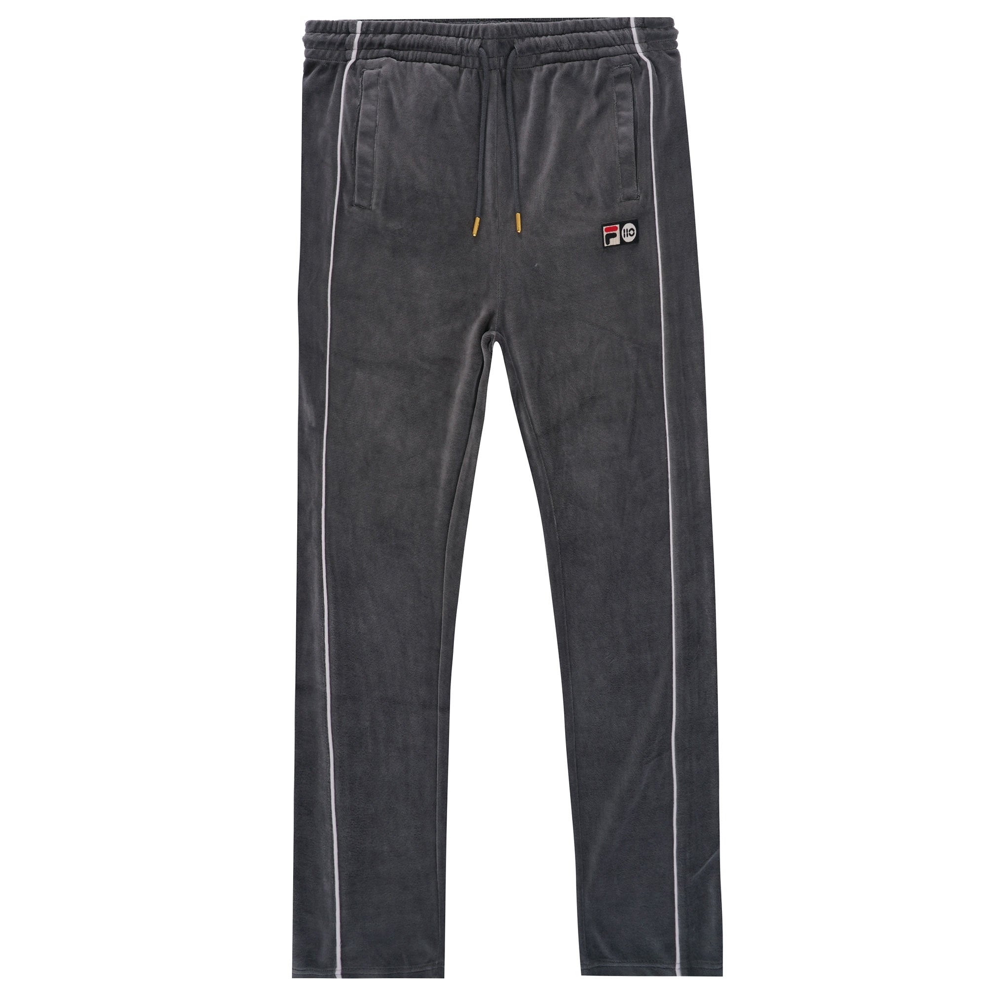 110 Velour Helios Track Pants - Castle Rock