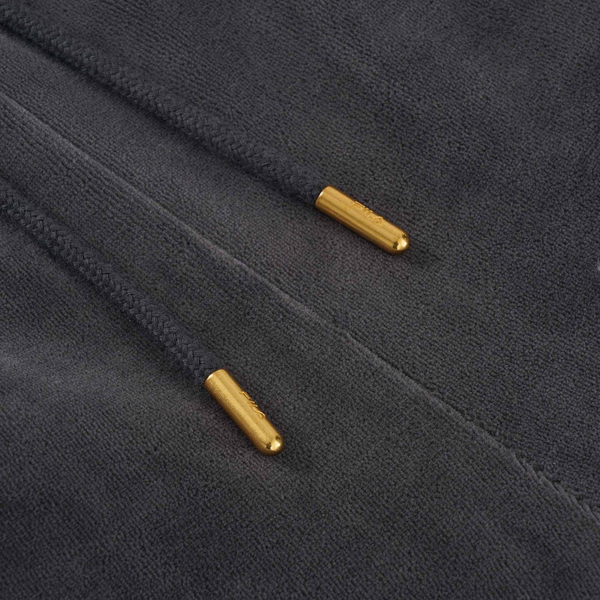 110 Velour Helios Track Pants - Castle Rock