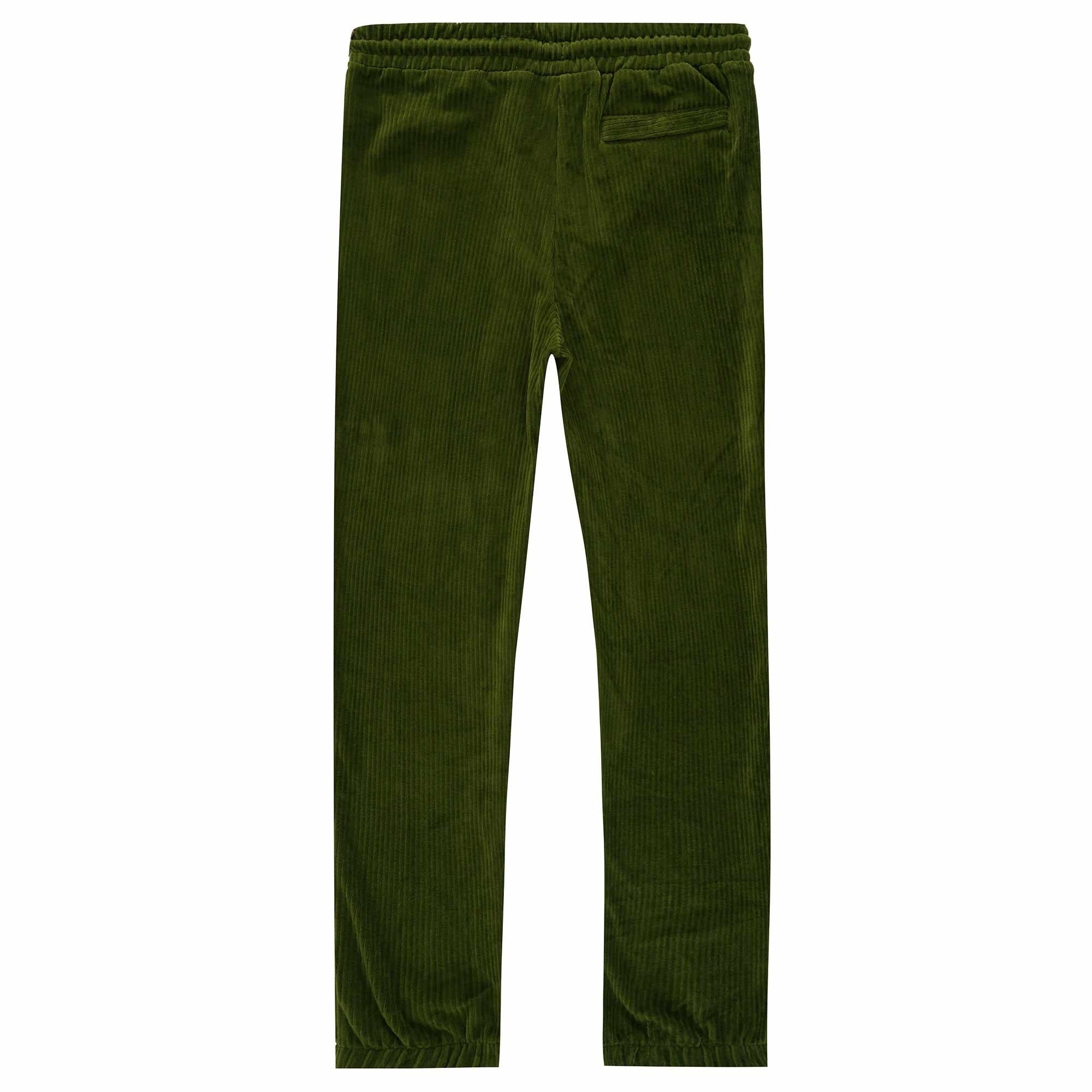 110 Velour Notus Track Pants - Chive