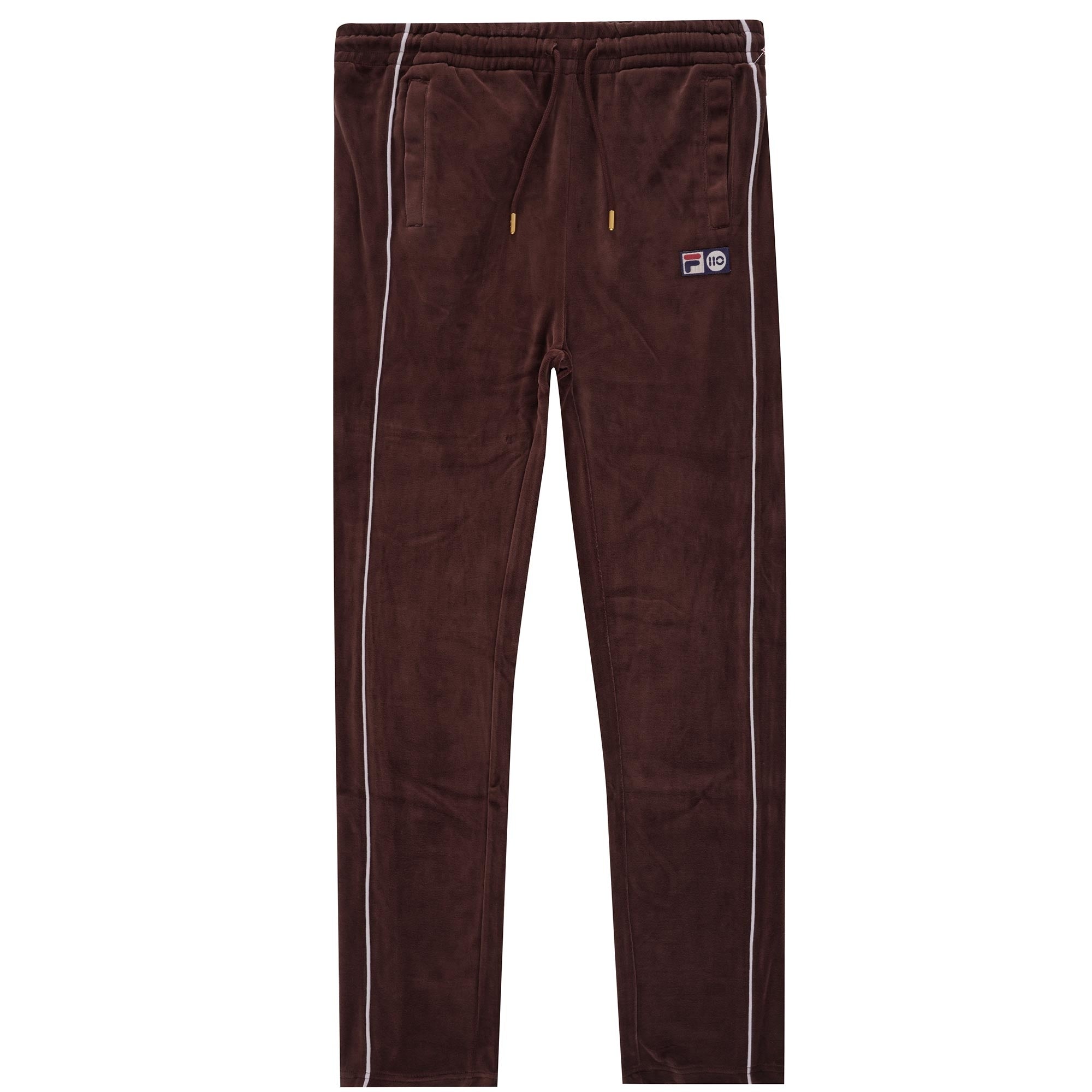 110 Velour Helios Track Pants - Rum Raisin