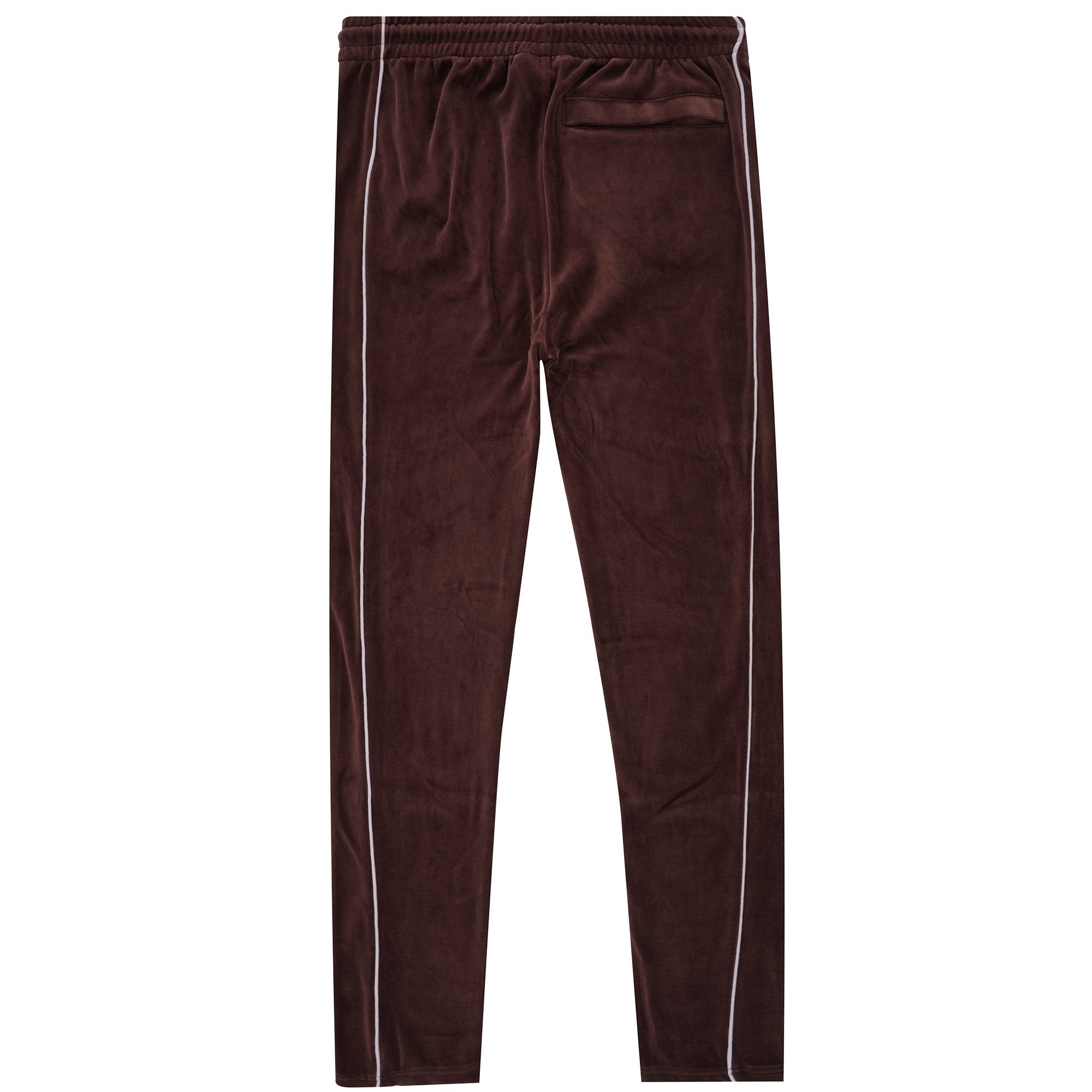 110 Velour Helios Track Pants - Rum Raisin