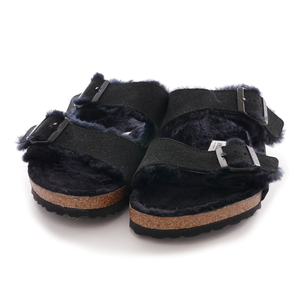 Birkenstock Arizona Shearling Suede Leather - Black