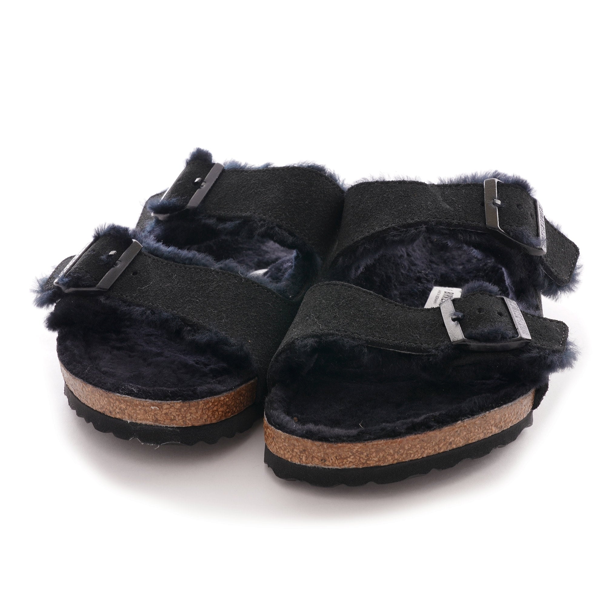 Birkenstock Arizona Shearling Suede Leather - Black