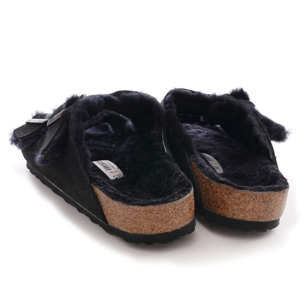 Birkenstock Arizona Shearling Suede Leather - Black