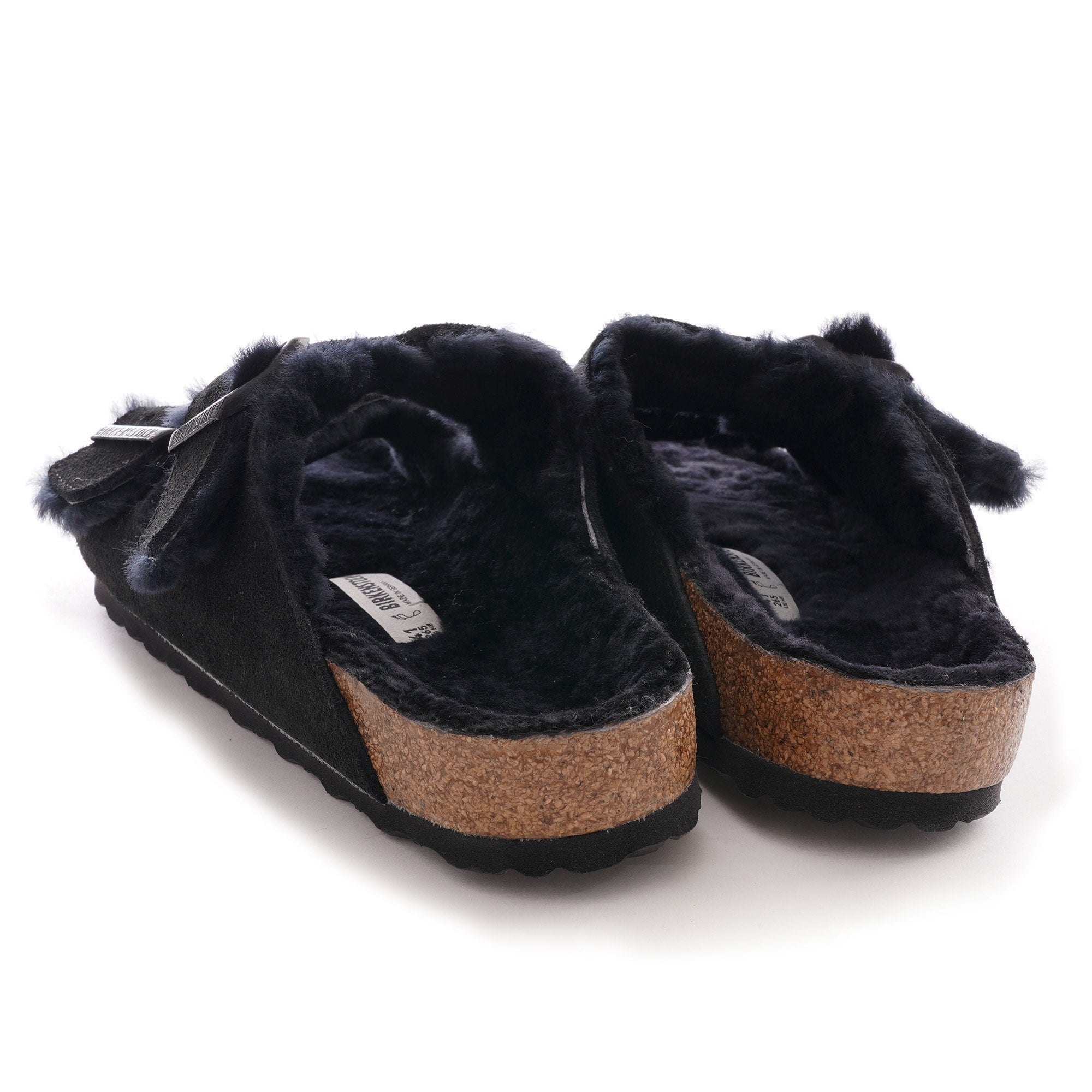 Birkenstock Arizona Shearling Suede Leather - Black