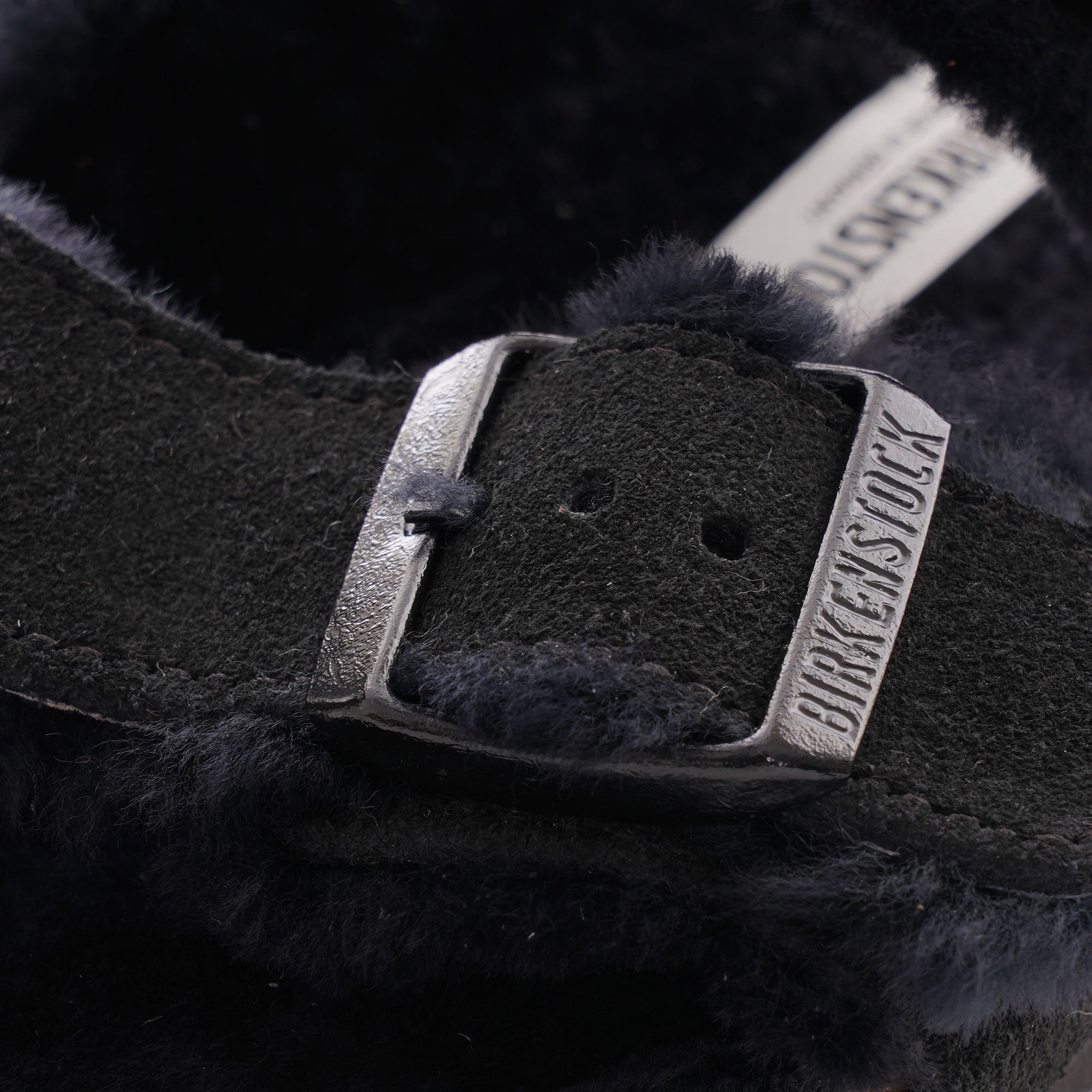 Birkenstock Arizona Shearling Suede Leather - Black